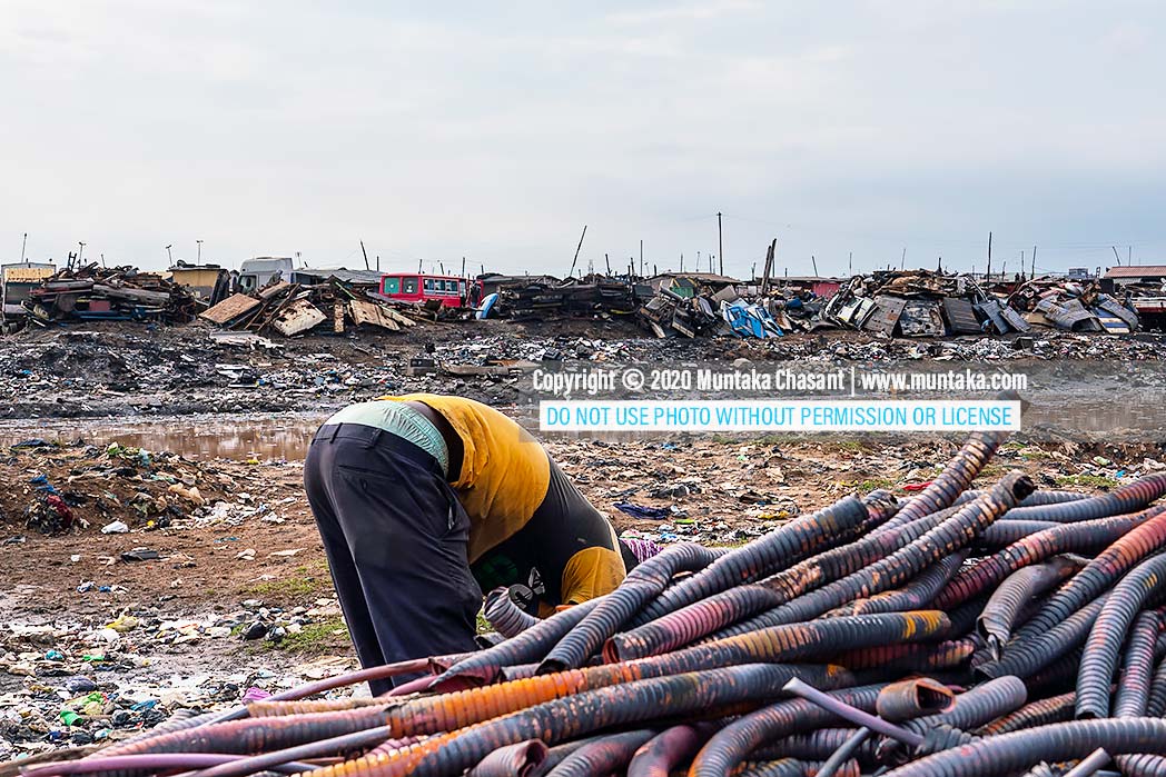 Agbogbloshie in september 2020. Copyright © 2020 Muntaka Chasant