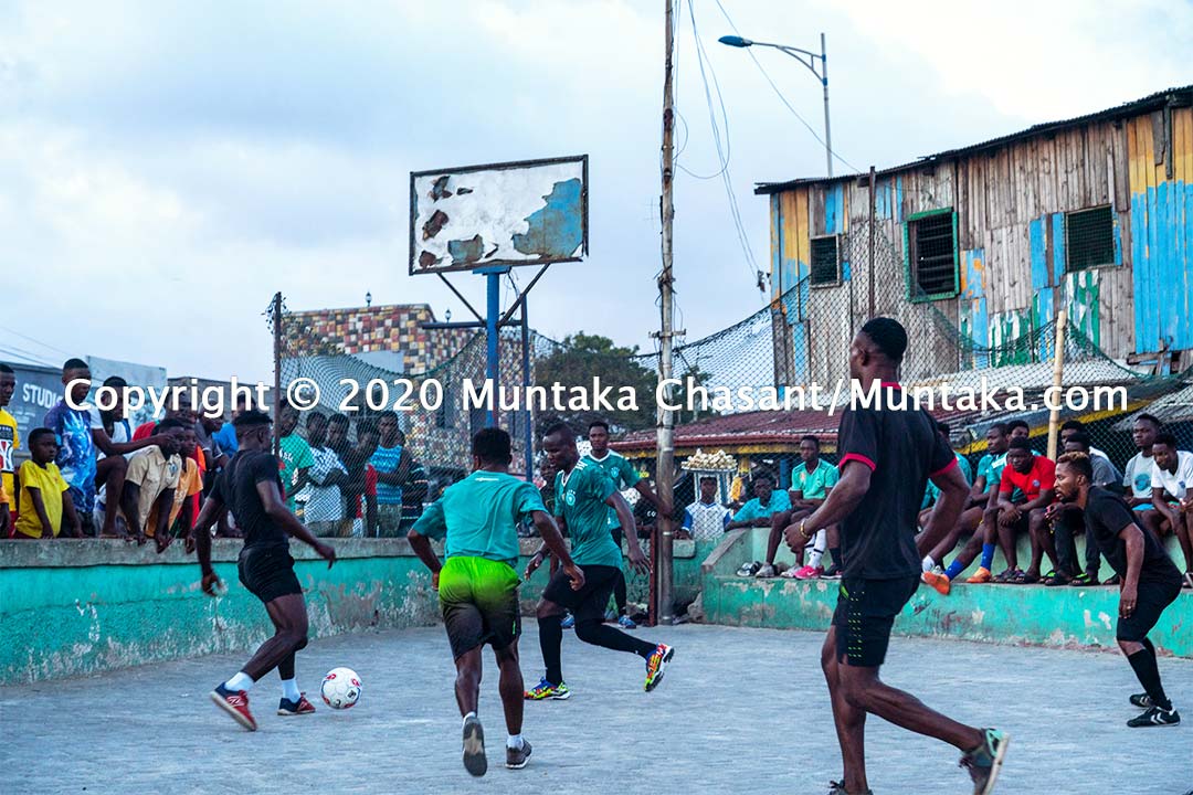 Street football in Ghana. Copyright © 2020 Muntaka Chasant