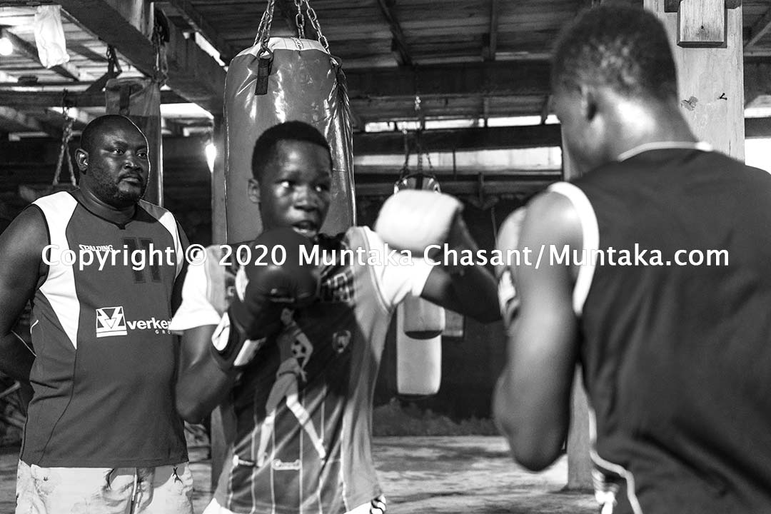 Youth boxing in Ghana: Charles Quartey, a Ghanian former professional boxer, trains young people from low-income communities in Accra to fight. Copyright © 2020 Muntaka Chasant
