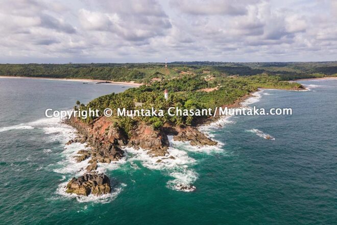 Cape Three Points Aerial view. Copyright © Muntaka Chasant