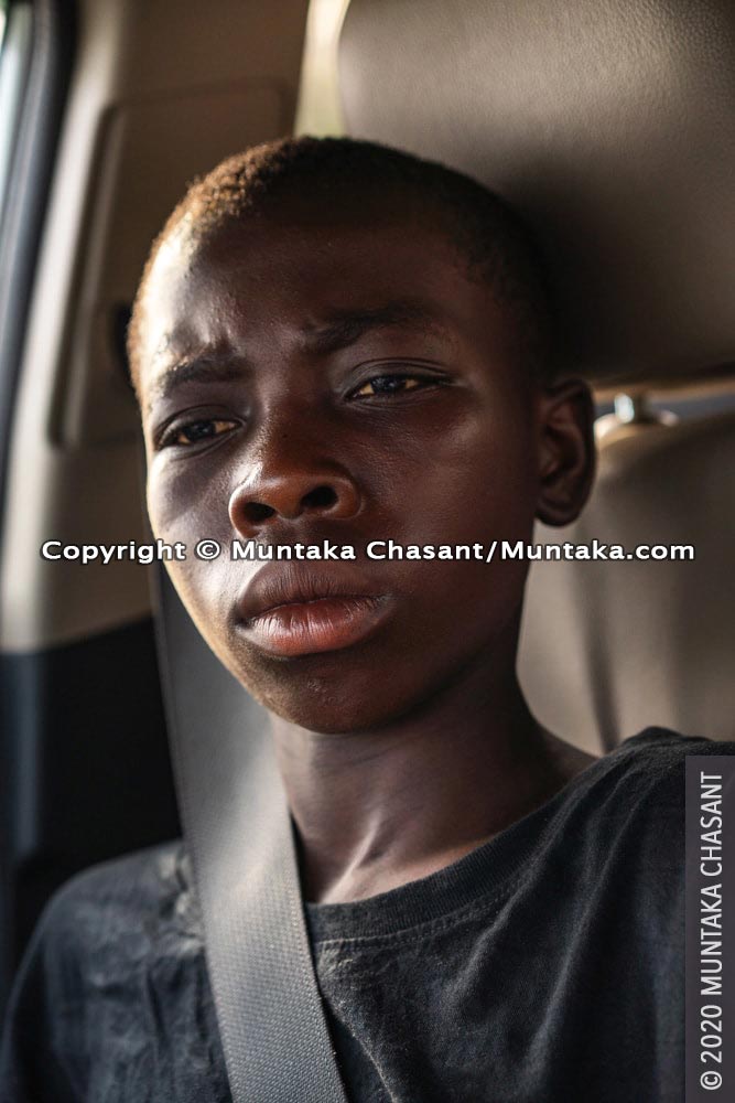 Malik in my car heading to Madina in Accra. © 2020 Muntaka Chasant
